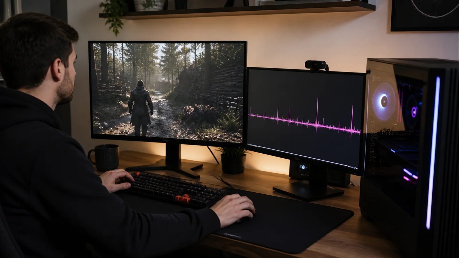 Frame-time spike patterns and controlled diagnosis