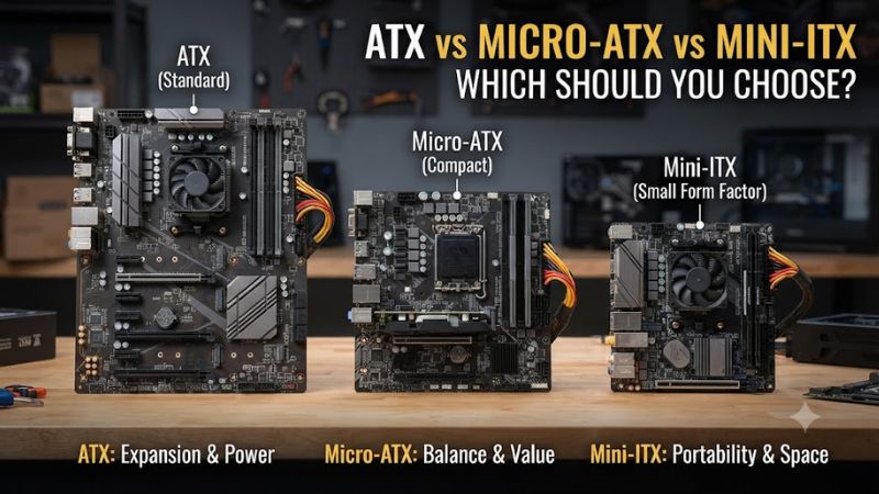 ATX vs Micro ATX vs Mini ITX which should you choose