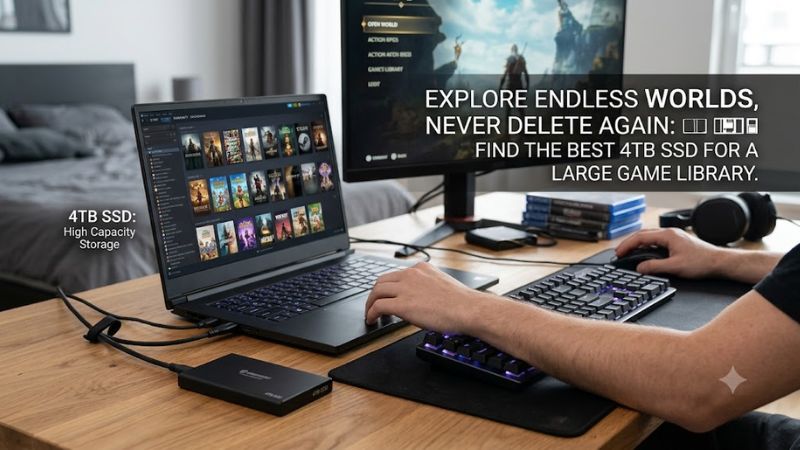 Best 4tb ssd for a large game library