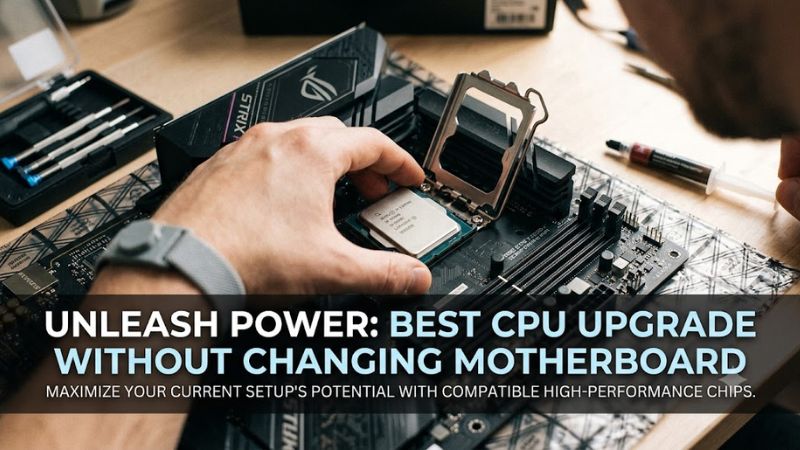 Best cpu upgrade without changing motherboard