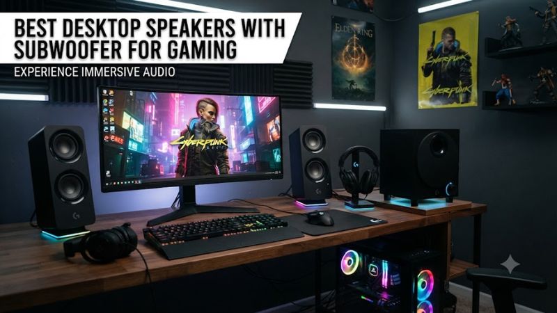 Best desktop speakers with subwoofer for gaming
