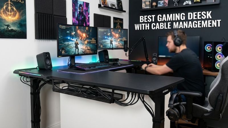 Best gaming desk with cable management