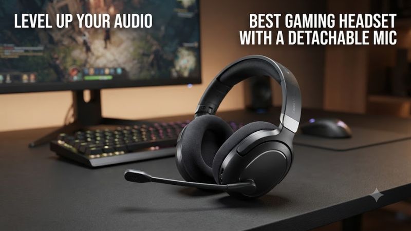 Best gaming headset with a detachable mic