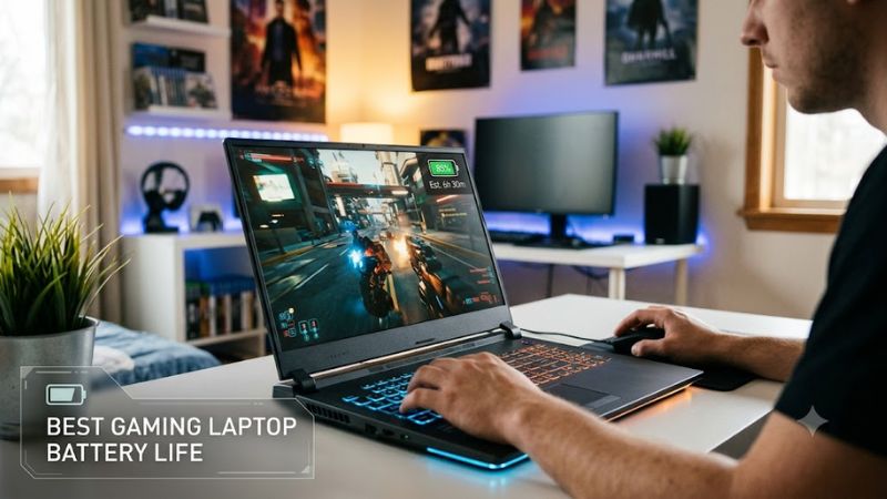 Best gaming laptop battery life