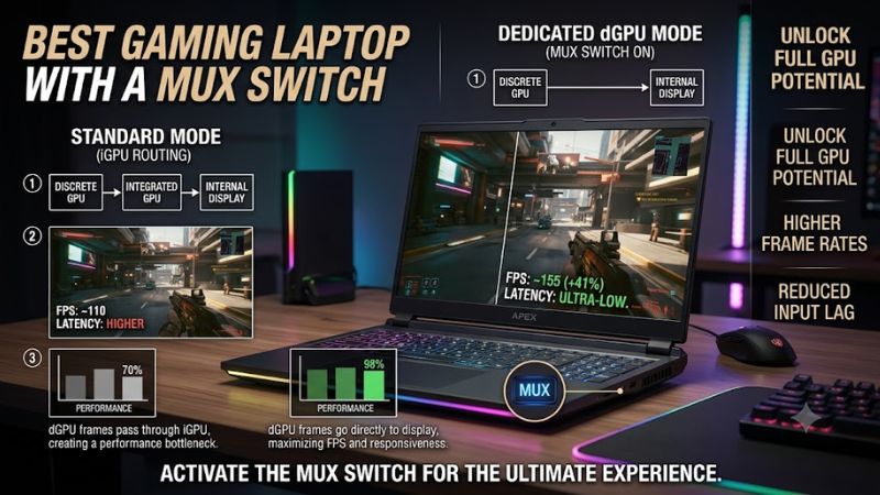 Best gaming laptop with a mux switch