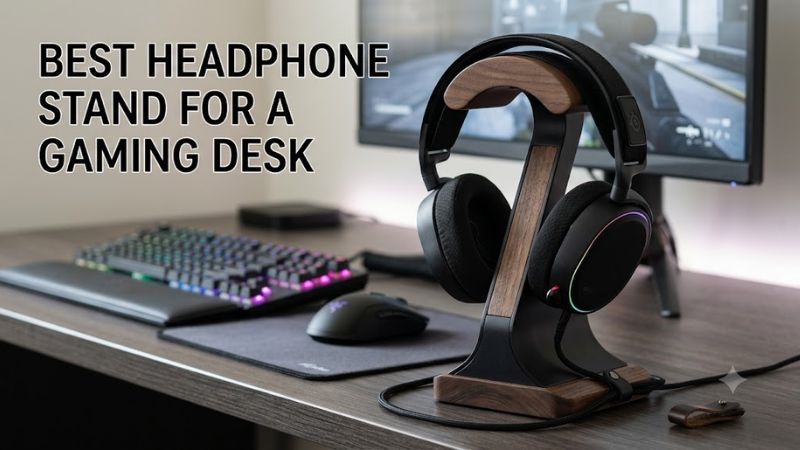 Best headphone stand for a gaming desk