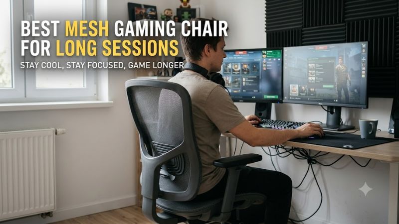 Best mesh gaming chair for long sessions