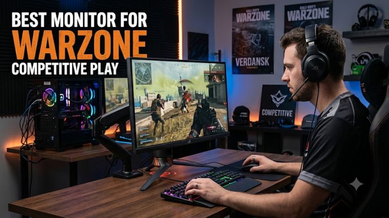 Best monitor for warzone competitive play
