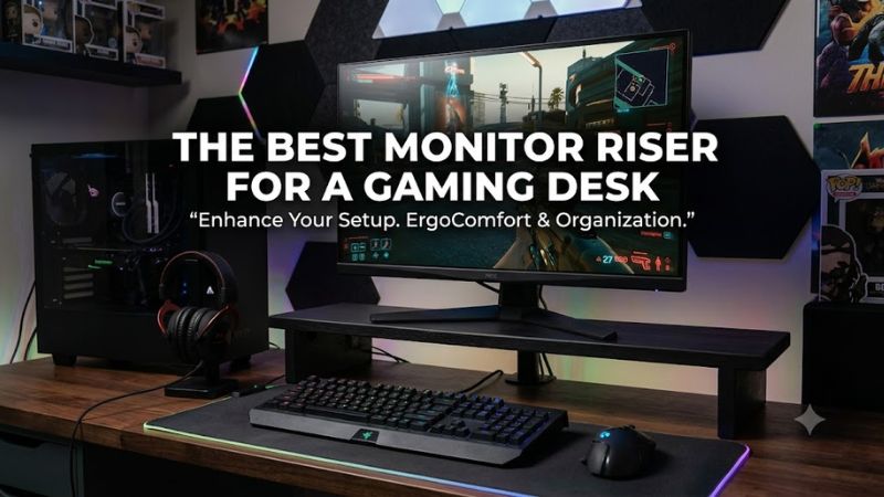 Best monitor riser for a gaming desk
