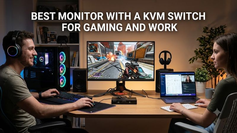 Best monitor with a kvm switch for gaming and work