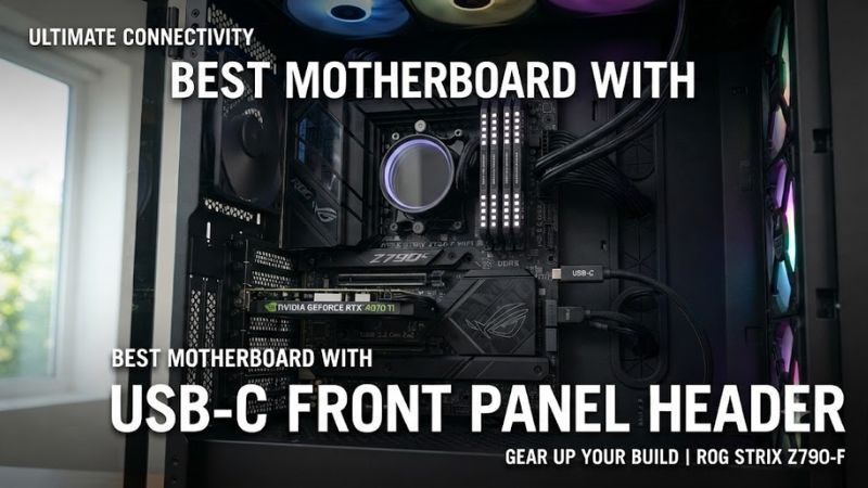 Best motherboard with usb c front panel header