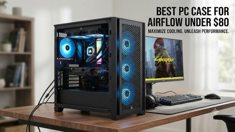 Best pc case for airflow under 80