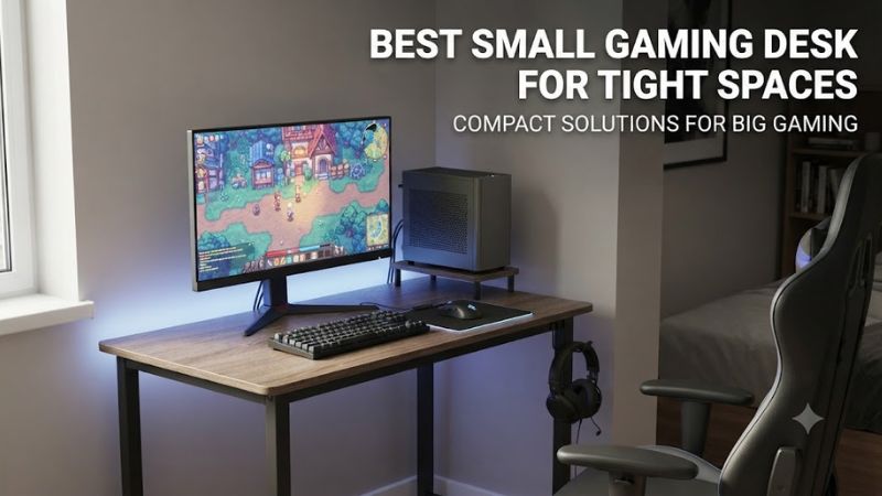 Best small gaming desk for tight spaces
