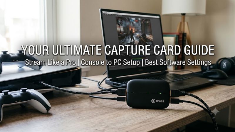Capture card guide