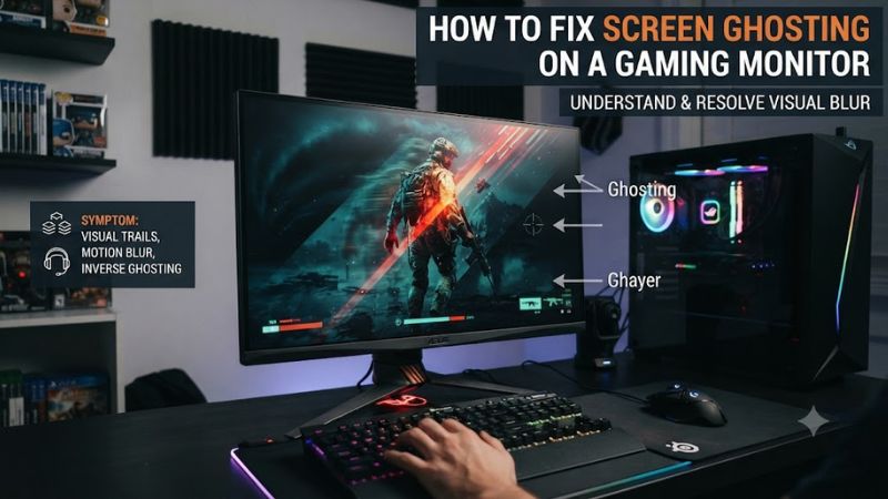 How to fix screen ghosting on a gaming monitor