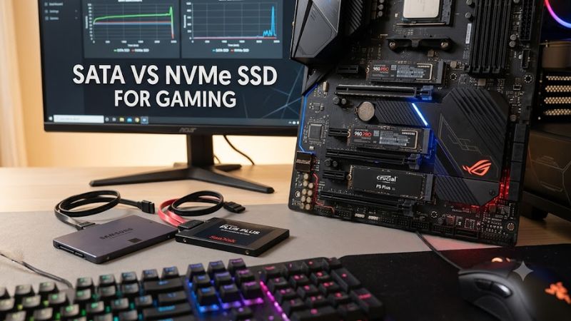 Sata vs nvme ssd for gaming