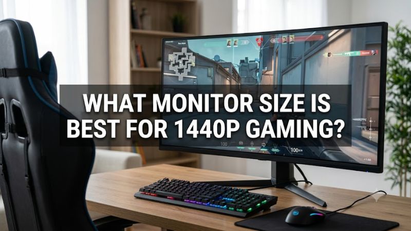 What monitor size is best for 1440p gaming