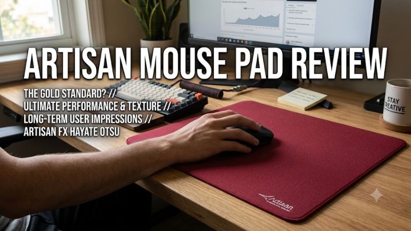 Artisan mouse pad
