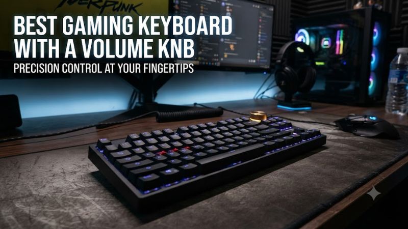 Best gaming keyboard with a volume knob