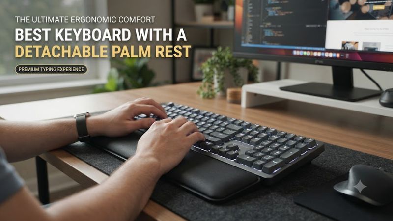 Best keyboard with a detachable palm rest