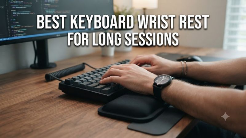 Best keyboard wrist rest for long sessions