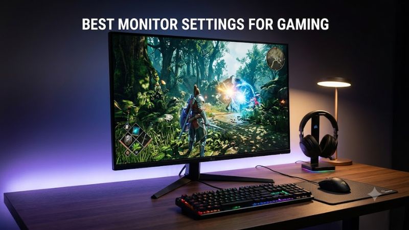 Best monitor settings for gaming