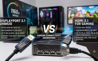 DisplayPort 2.1 UHBR20 vs HDMI 2.1: Smart Gaming Guide
