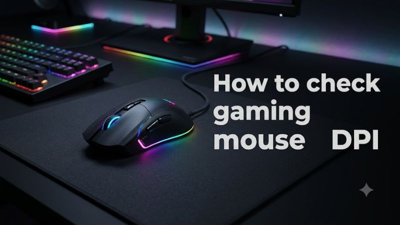 How to Check Gaming Mouse DPI