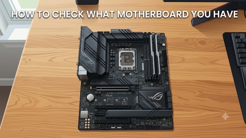 How to check what motherboard you have