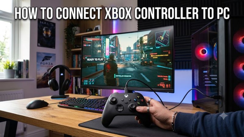 How to connect xbox controller