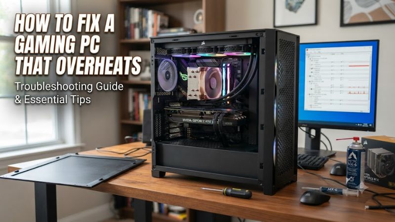 How to fix a gaming pc that overheats