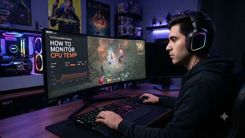 How to monitor cpu temp