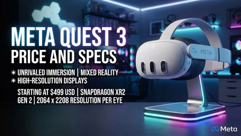 Meta Quest 3 price and specs