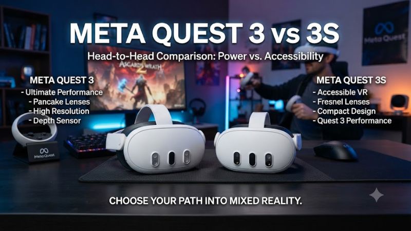 Meta Quest 3 vs 3S