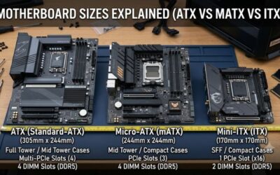 Motherboard Sizes Explained (ATX vs mATX vs ITX): A Clear Guide