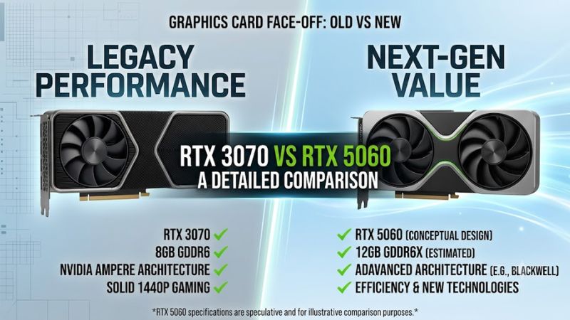 Rtx 3070 vs rtx 5060