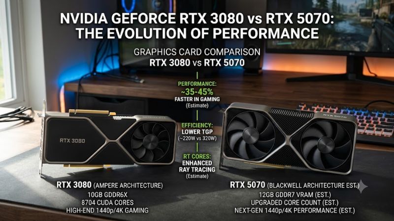 RTX 3080 vs RTX 5070