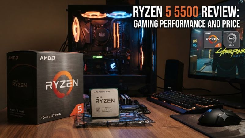 Ryzen 5 5500 review: gaming performance and price