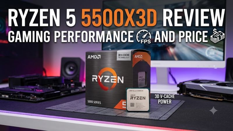 Ryzen 5 5500x3d review