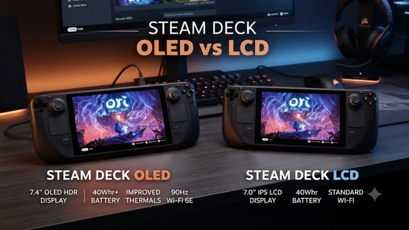 Steam deck oled vs lcd