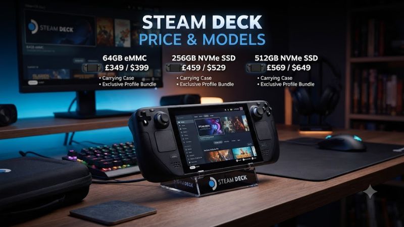 Steam Deck Price and Models