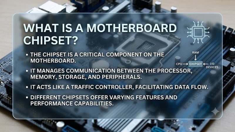 What is a motherboard chipset